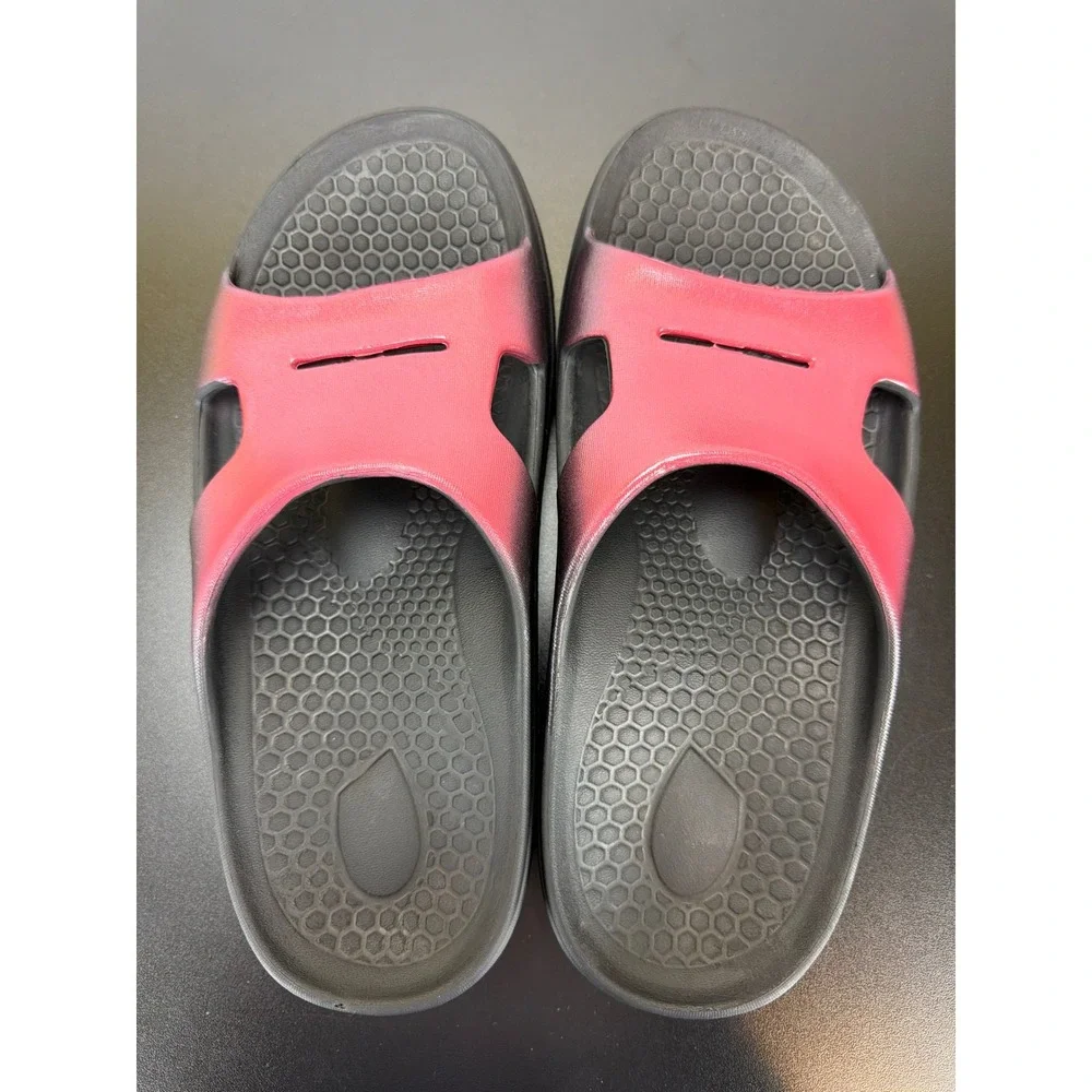 Spenco Red Total Support Slide Sandal Size W9/M8 Unisex Comfort